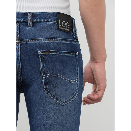 Lee都市骑士20秋冬新品706版型修身小脚蓝色男牛仔裤LMS7063SV98Y 商品图3