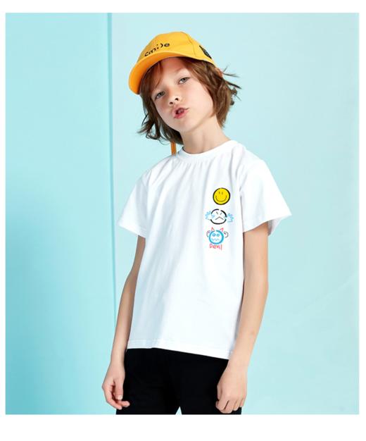 【第二件、第三件请备注编号颜色尺码】棉致男女童短袖T恤3件装 商品图0