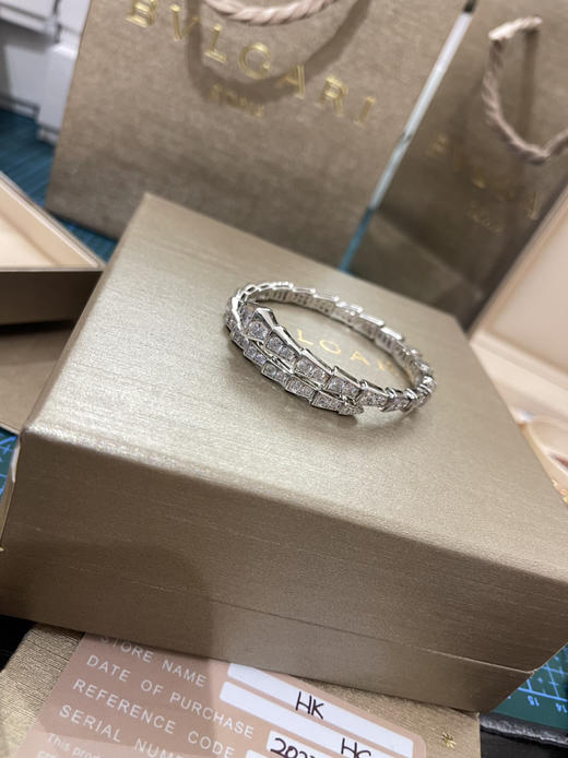 宝格丽蛇手镯-白金 商品图2