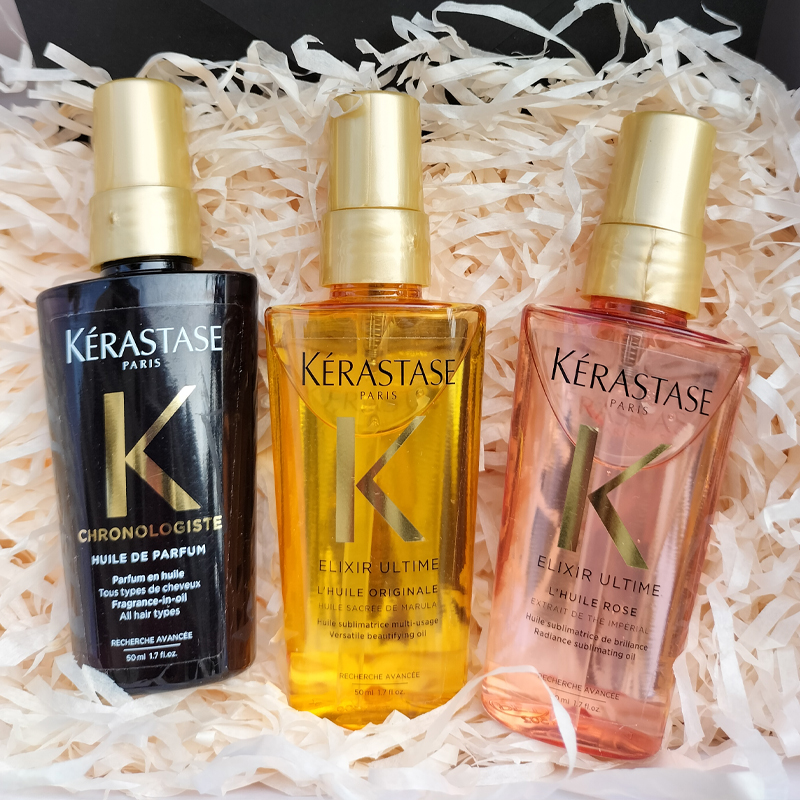 卡诗护发精油50ml中样小金油粉菁纯亮泽护发油黄金修护液烫染修复