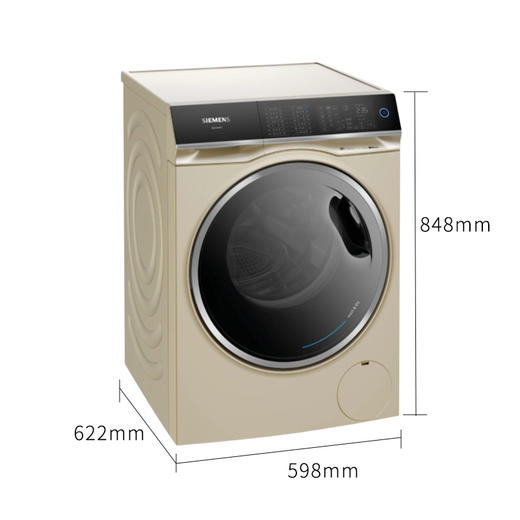 西门子洗衣机全自动大家电智能投放10洗+7烘干XQG100-WD14U6A3HW 商品图4
