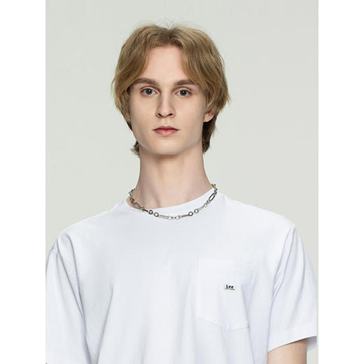 Lee商场同款21春夏新品舒适版型男口袋短袖T恤潮流L448054DRK14 商品图3