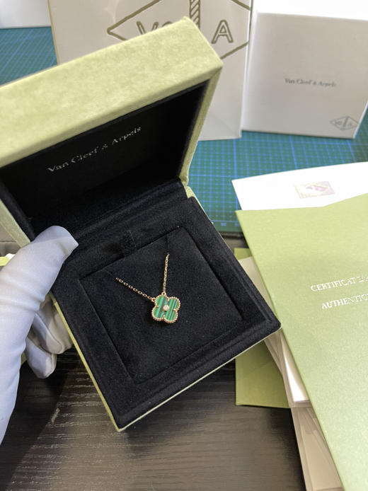 Vca幸运四叶草🍀项链-绿色 商品图0