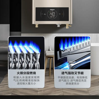 美的燃气热水器家用天然气13升变频恒温零冷水JSQ25-13HM3 商品图2