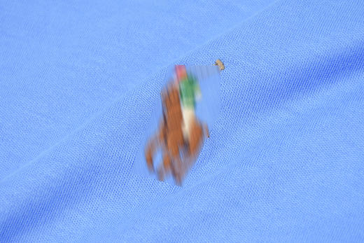 小彩马刺绣 水柔棉 蓝色 短袖POLO衫 PT-1072 商品图9