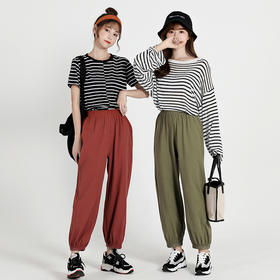 【买一送一，显瘦显高，穿出大长腿！】冰丝清凉灯笼裤！3D宽松立体裁剪，藏肉版型，不挑身材，适合各种腿型，舒适百搭