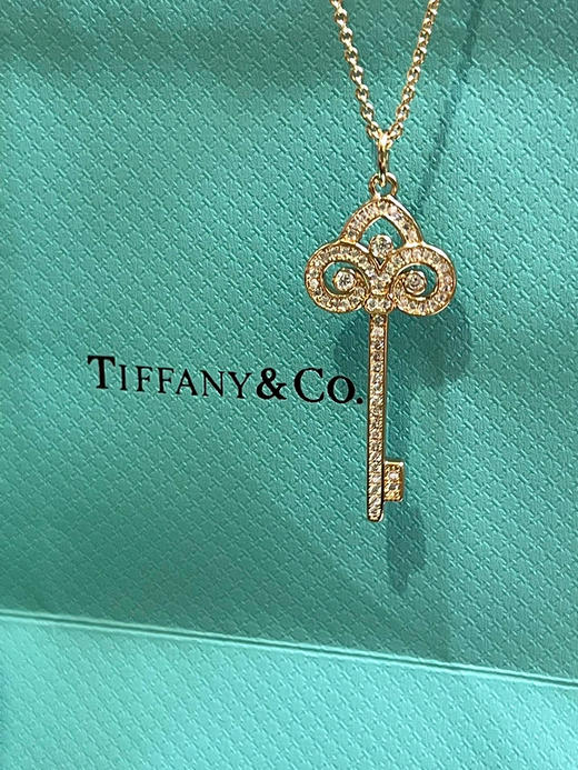 蒂夫尼鸢尾花项链-玫瑰金 商品图0