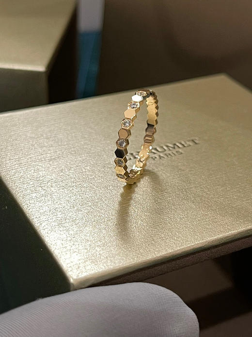 尚美蜂巢戒指-半钻 商品图0