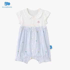 丽婴房-童衣类（夏）F2连身装S_海蓝\宝蓝