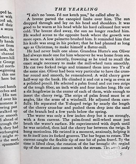 预售中商原版鹿苑长春英文原版theyearling世界现当代文学玛金罗琳斯