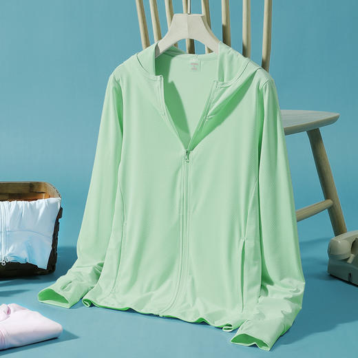 【U家同款】拉链连帽开衫防晒衣，弹性面料，透气干爽，持久防晒 商品图11