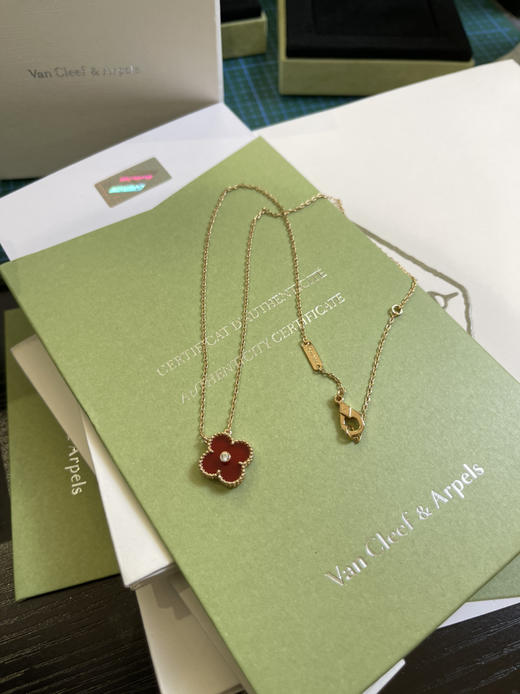 Vca幸运四叶草🍀项链-红色单钻 商品图2