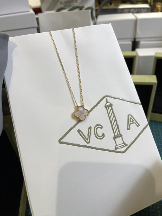 Vca幸运四叶草🍀项链-白色 商品图6