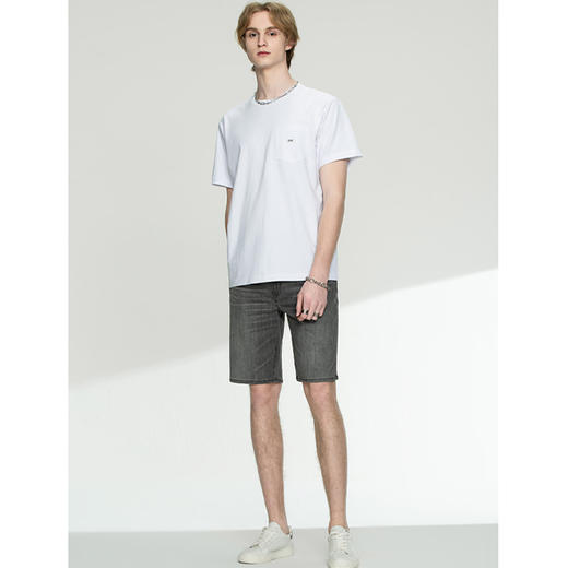 Lee商场同款21春夏新品舒适版型男口袋短袖T恤潮流L448054DRK14 商品图2