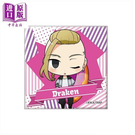 【中商原版】方形徽章 东京复仇者 Q版甜甜圈款 龙宫寺坚 Draken 日版原版动漫周边 商品图0