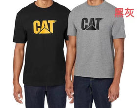 白菜价哦。新款推荐📣美国直邮黑灰2件248元🉐包税包邮到手🔥Caterpillar男女同款短袖T恤2件装，王一博街舞战队同款，谁穿谁炸街！