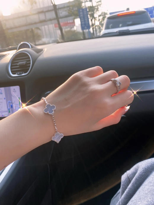 Vca四叶草🍀五花手链-紫玉髓 商品图1