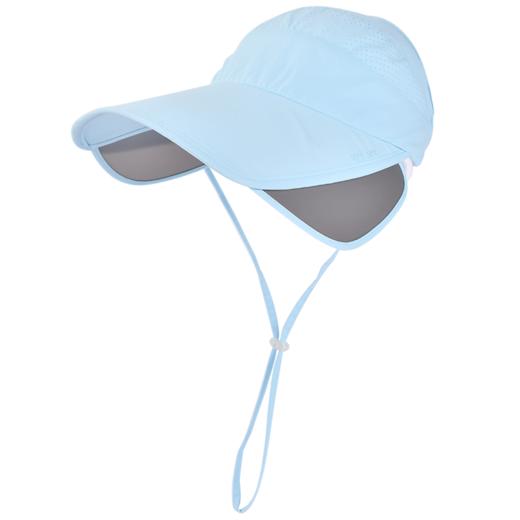 卡蒙速干透气网眼半空顶遮阳帽女夏季防紫外线加长帽檐防晒棒球帽KM-3712 商品图0