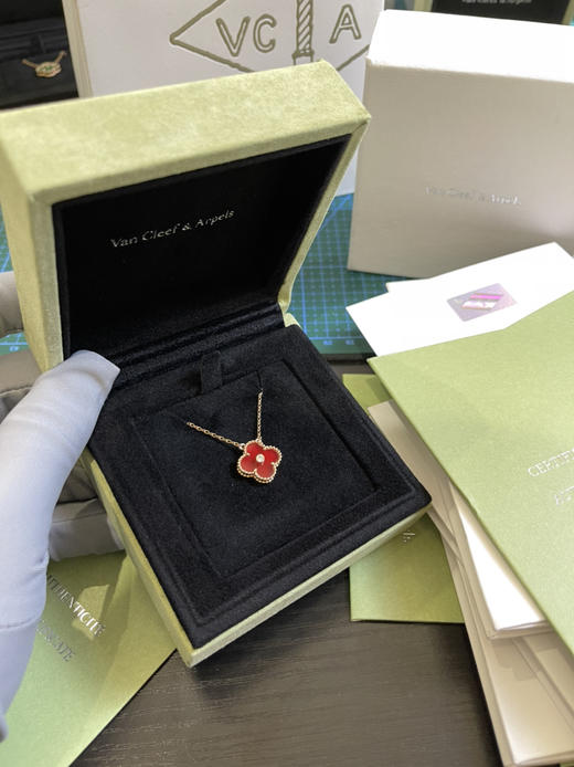 Vca幸运四叶草🍀项链-红色单钻 商品图5