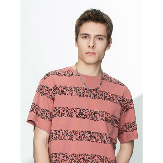 【Keith Haring联名】Lee21秋新品舒适多色男短袖T恤潮LMT001400100184A00232/K14000 商品图3
