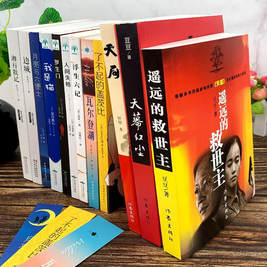 【优惠套装】全12本遥远的救世主+天幕红尘+天局+人间失格+罗生门+月亮和六便士+我是猫未删减版原著豆豆小说天道爱情小说现当代文学小说 商品图2