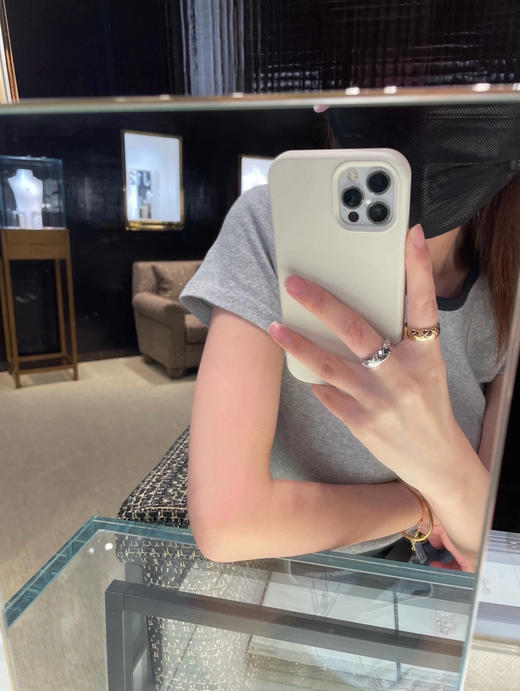 小香菱格戒指-宽版白金 商品图2