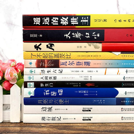 【优惠套装】全12本遥远的救世主+天幕红尘+天局+人间失格+罗生门+月亮和六便士+我是猫未删减版原著豆豆小说天道爱情小说现当代文学小说 商品图3