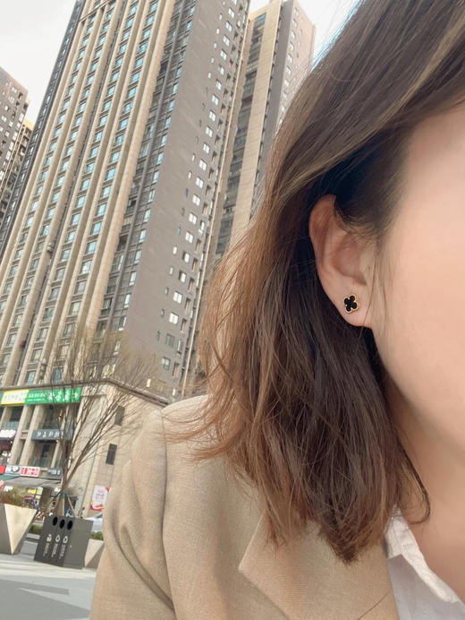 Vca幸运四叶草🍀耳钉 商品图6
