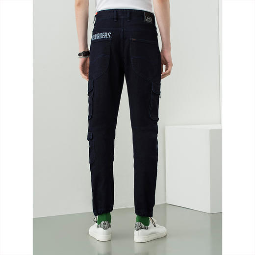 【腰围30-33尺码】Lee都市骑士766版型中腰小脚深蓝色男牛仔裤LMZ7665FW898 商品图1