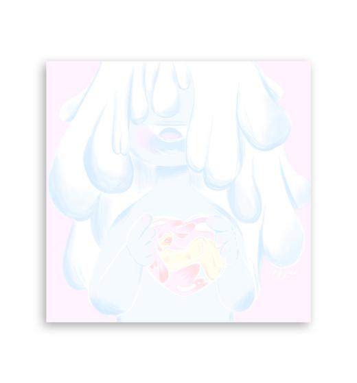 CandyMoon『心里塞满一个人』｜艺术微喷画 商品图0