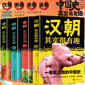 汉朝其实很有趣+唐朝其实很有趣+清朝其实很有趣+明朝其实很有趣 一读就上瘾的中国史一看就停不下来的中国史明朝那些事儿 历史书