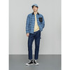 Lee商场同款22春季新品舒适蓝色格子男牛仔外套LMT001571100-492 商品缩略图2