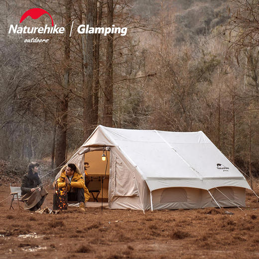 【已下架】预售 | Naturehike挪客Glamping亘Air6.3棉布充气帐篷 印第安户外野营加厚豪华别墅[福利品] 商品图1