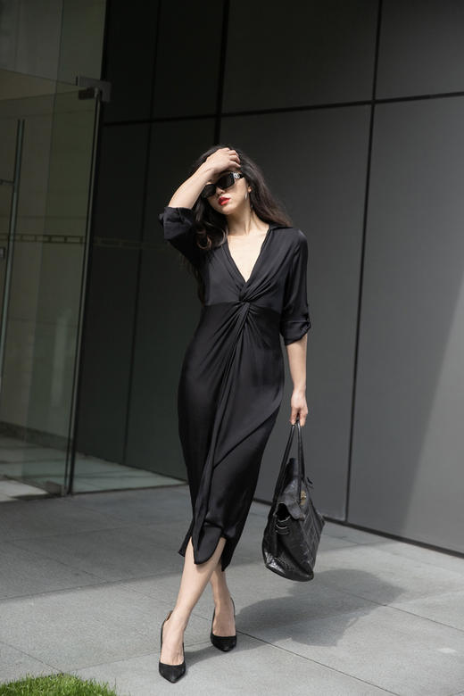 CG｜Andrea Shirtdress [扭结衬衫连衣裙] 商品图1