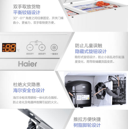 海尔（Haier）冷柜BC/BD-719HEZ变温柜 商品图7