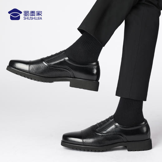 【轻便校尉凉皮鞋】轻盈透气  软底不累脚免系带皮鞋 商品图1