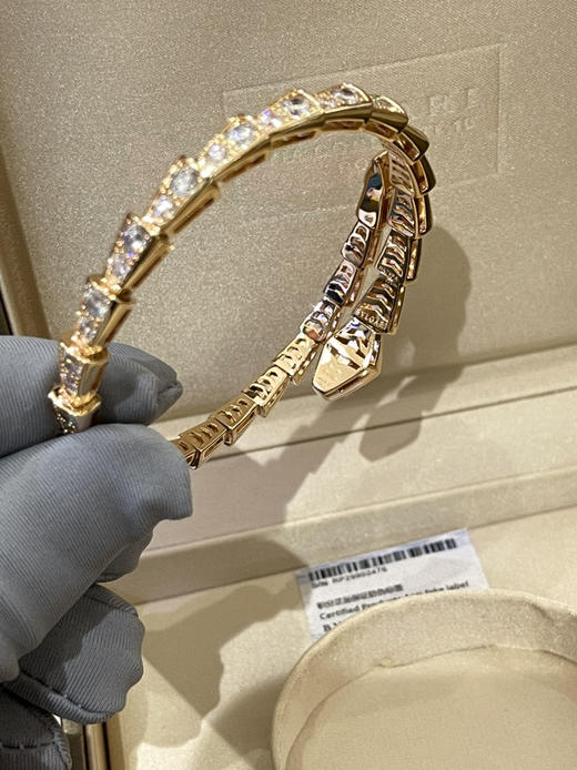 宝格丽蛇手镯-玫瑰金 商品图6