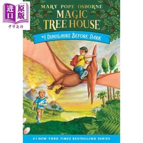预售 【中商原版】Magic Tree House 1 Dinosaurs before Dark 神奇树屋 第一季1 天黑前的恐龙 英文原版 小初文学 插画冒险故事书
