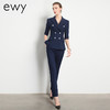 Ewy夏季新款商务气质女神范高端时尚三件套职业西装套装套裤女士 商品缩略图1