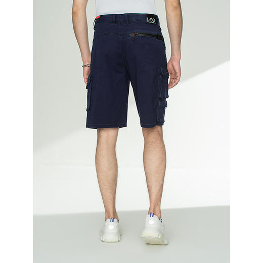 Lee都市骑士21春夏新品舒适工装风深蓝色男牛仔短裤LMR9036UZBSE 商品图1
