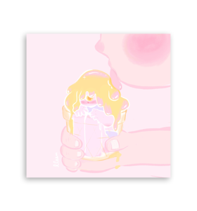 CandyMoon『舔』｜艺术微喷画