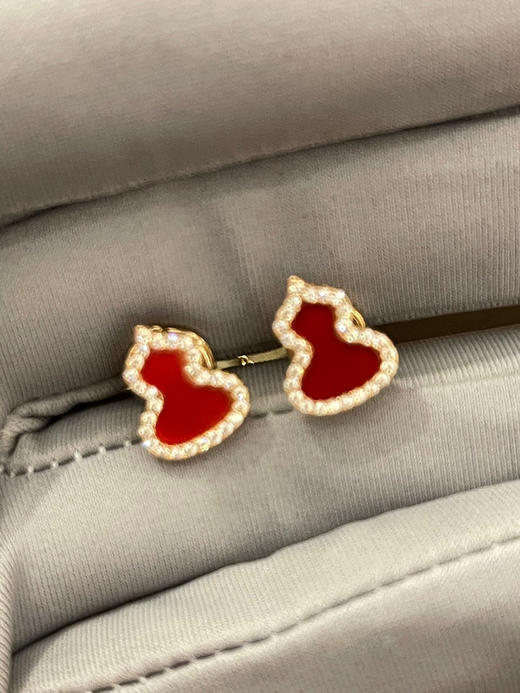 麒麟-红葫芦耳钉 商品图0