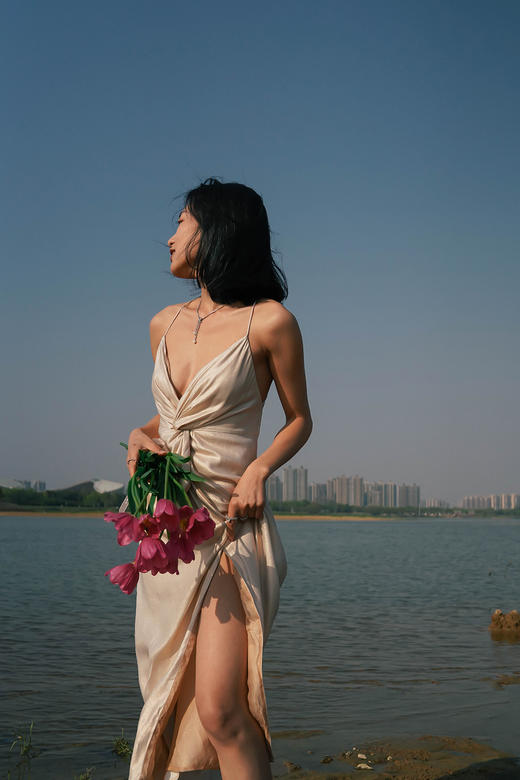 CG｜Sofia Dress [真丝扭结吊带连衣裙] 商品图2