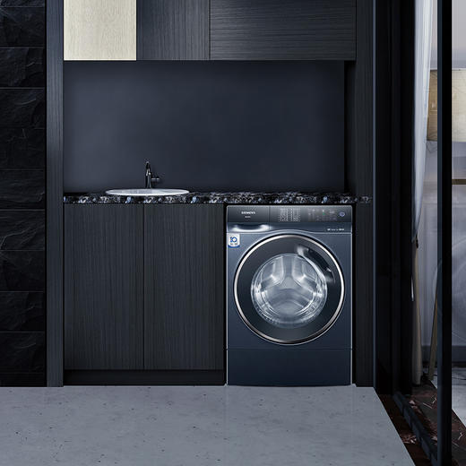 西门子12公斤 全自动变频滚筒洗衣机家用大容量 超大内筒 杀菌除螨XQG120-WW74D3B10W 商品图2