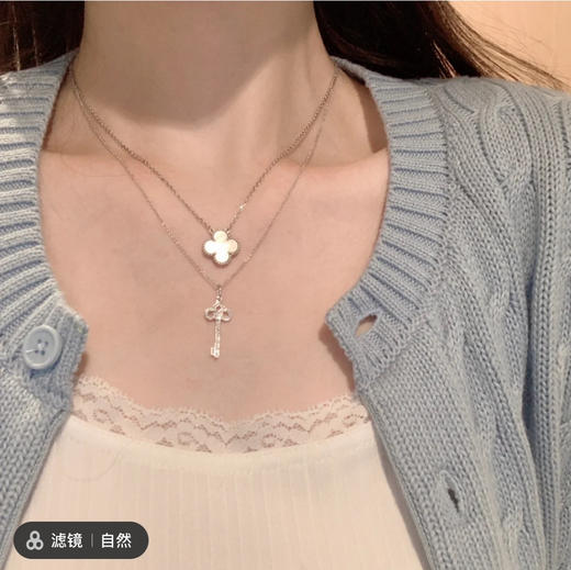 Vca幸运四叶草🍀项链-白色 商品图7