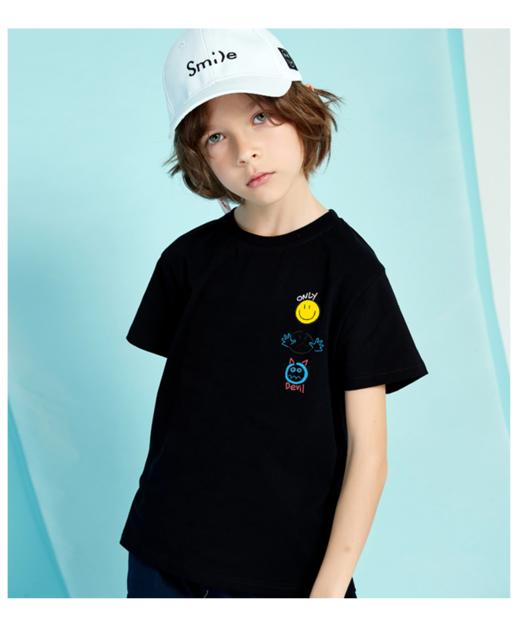 【第二件、第三件请备注编号颜色尺码】棉致男女童短袖T恤3件装 商品图1