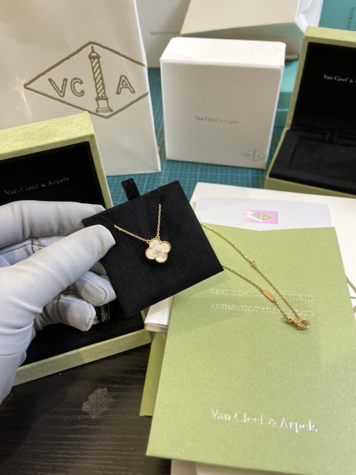 Vca幸运四叶草🍀项链-白色单钻 商品图4