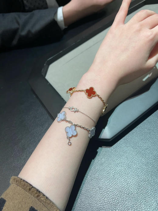 Vca四叶草🍀五花手链-紫玉髓 商品图0