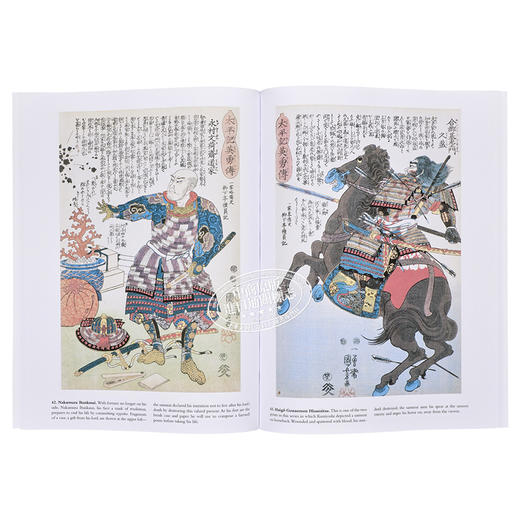 【中商原版】101 Great Samurai Prints 进口艺术 101幅伟大的武士画 商品图4