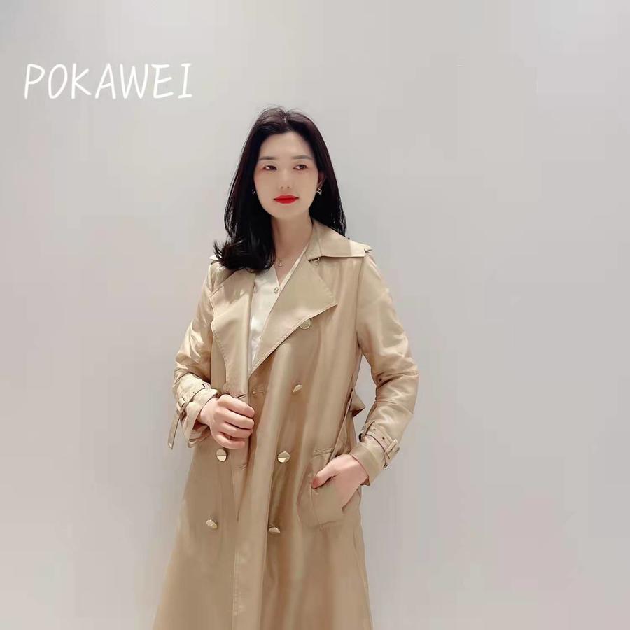 【女装特推】pokawei 珀卡薇 风衣32201131811